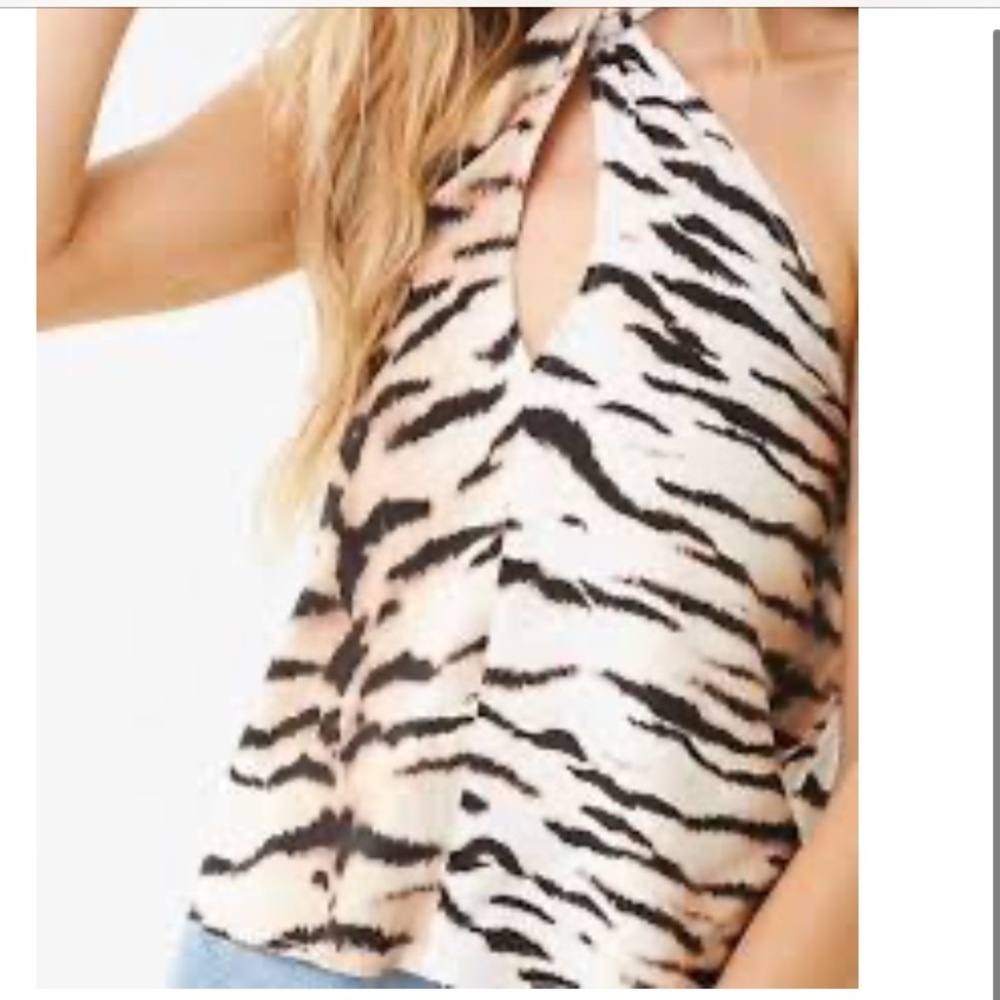 Forever 21 Tiger Print Tank Top